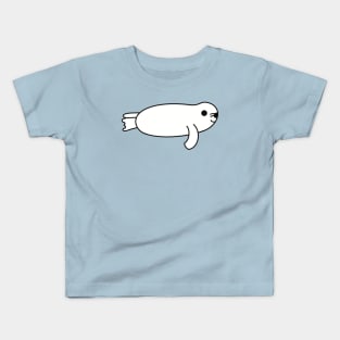 Cute Kawaii Harp Seal Kids T-Shirt